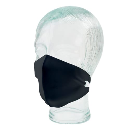 Reusable Face Mask front view on the face from Total Merchandise