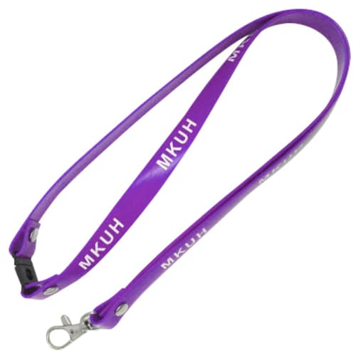 Printed Colour Matched Wipe Clean PVC Lanyards from Total Merchandise