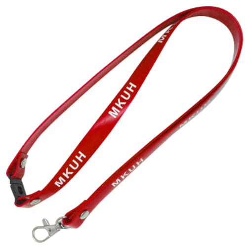 Branded Colour Matched Wipe Clean PVC Lanyards from Total Merchandise