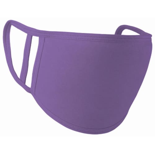 Purple UK Branded Reusable Face Masks Printed with Staff Names from Total Merchandise