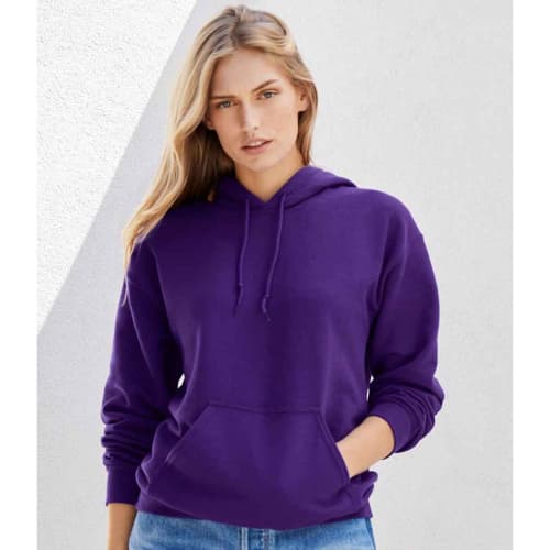 Promotional Gildan Heavy Blend Hoodie in Purple from Total Merchandise