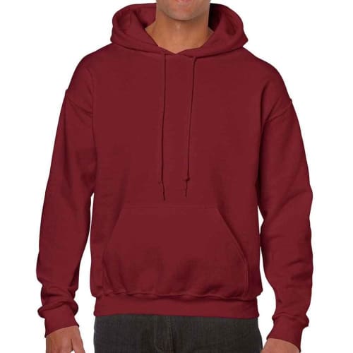 Custom Printed Gildan Heavy Blend Hoodie in Garnet from Total Merchandise