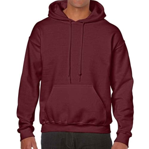 Customisable Gildan Heavy Blend Hoodie in Maroon from Total Merchandise