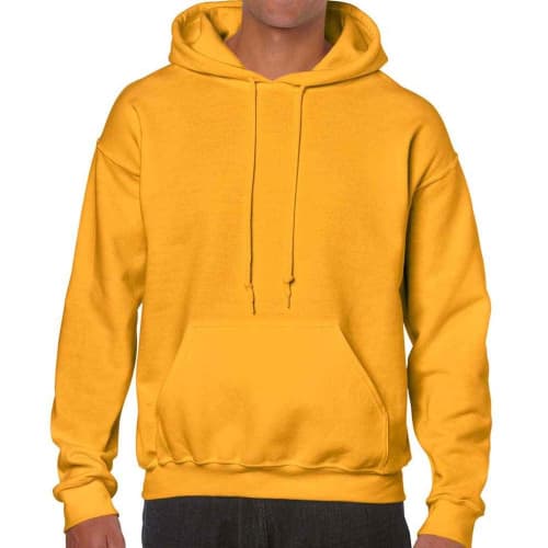 Promotional Gildan Heavy Blend Hoodie in Gold from Total Merchandise