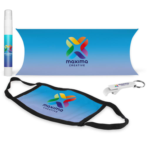 Custom Printed Student Hygiene Packs from Total Merchandise in White