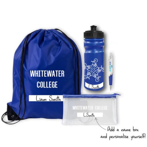 Custom Branded Back to School Sets with Space to Write Your Name from Total Merchandise