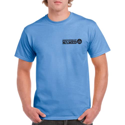 Custom Printed Gildan Heavy Cotton T-Shirts Printed with Individual Names from Total Merchandise