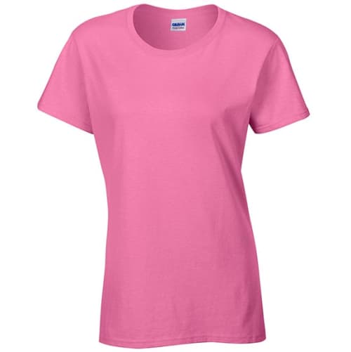 Azalea Gildan Ladies Heavy Cotton T-Shirts Printed with Individual Names from Total Merchandise