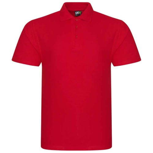 Promotional RTX Pro Men's Workwear Polo Shirts in Red from Total Merchandise