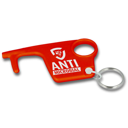 Antimicrobial Hygiene Hook Keyring for promotional giveaways