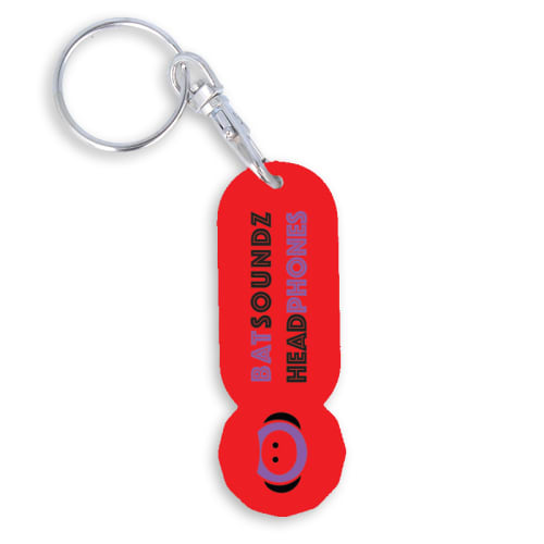 Promotional Antimicrobial Trolley Coin Stick in Red from Total Merchandise