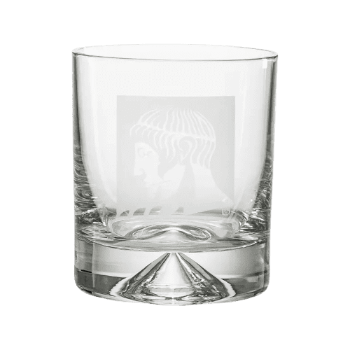 Clear Custom Engraved 260ml Dimple Base Whisky Tumblers by Total Merchandise
