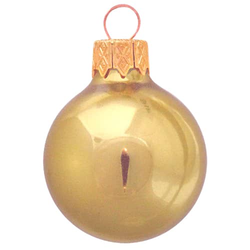 Customised Christmas Baubles in Gold and Printed with your Logo from Total Merchandise