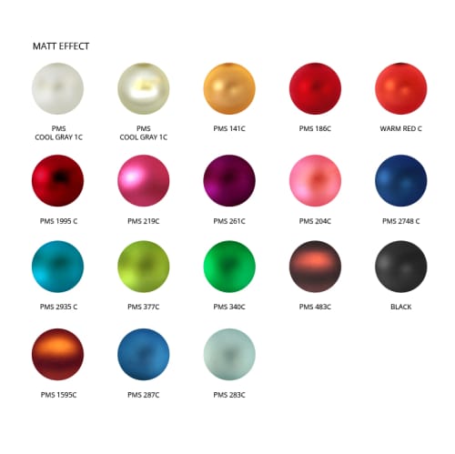 Promotional Glass Christmas Baubles in a Selection of Matt Colours from Total Merchandise