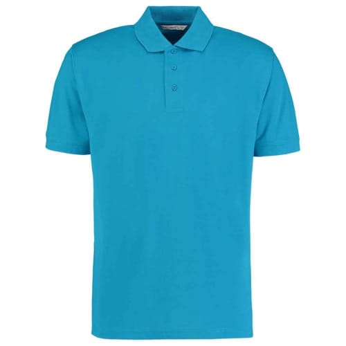 Kustom Kit Superwash Classic Fit Polo Shirts with a design from Total Merchandise - Turquoise Blue