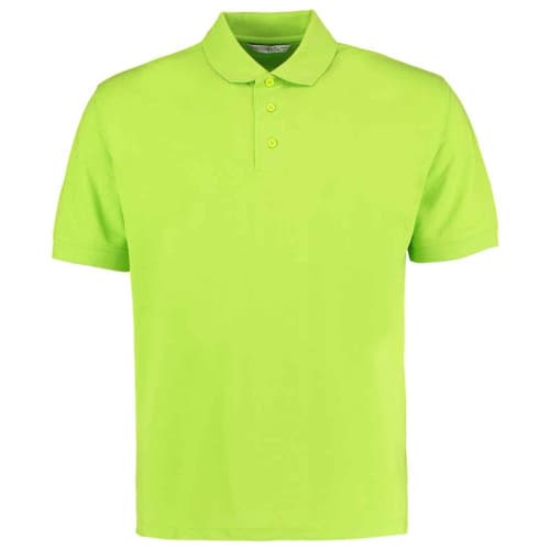 Custom branded Kustom Kit Superwash Classic Fit Polo Shirts from Total Merchandise - Lime Green