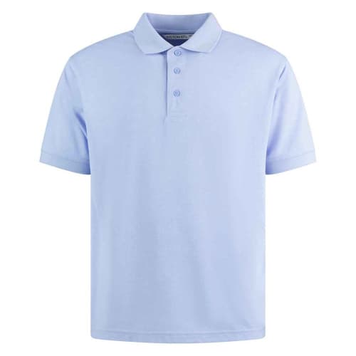 Branded Kustom Kit Superwash Classic Fit Polo Shirts  from Total Merchandise - Light Heather Blue