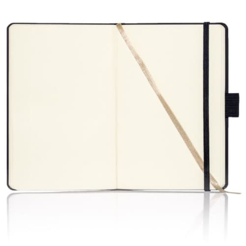 Ivory Tucson Pocket Notebooks with Plain Pages Embossed with your Logo from Total Merchandise