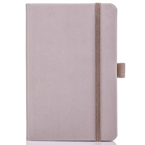 Promotional Ivory Tucson Pocket Notebooks in Taupe with your Logo from Total Merchandise