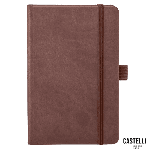Custom Branded Ivory Tucson Pocket Notebooks in Brown with your Company Logo from Total Merchandise
