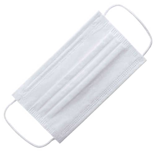 Branded Individually Bagged Type IIR 3ply Face Mask with straps by Total Merchandise