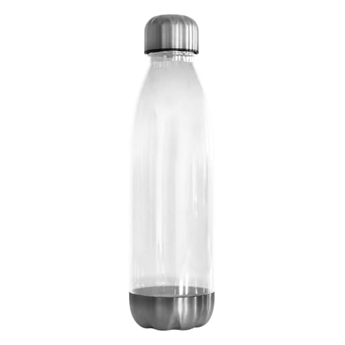 Printed Clear Havana water bottle with leak proof lid by Total Merchandise