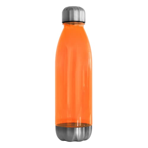 Custom branded 750ml Havana leak proof tritan water bottle in orange colour by Total Merchandise