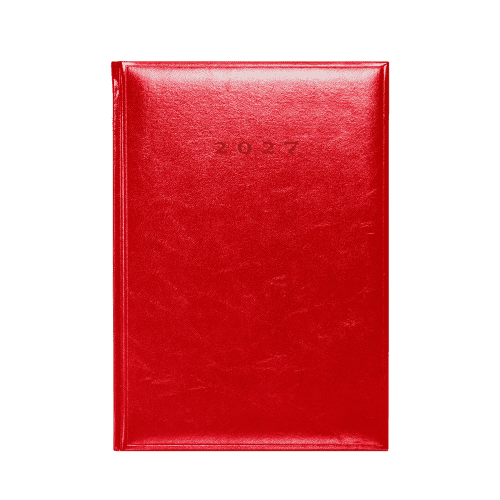 A4 Daily Colombia Diary in Red