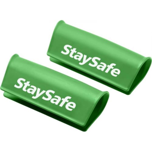 Printed Antimicrobial Handle Guard Covers in Green Colour with Branding by Total Merchandise