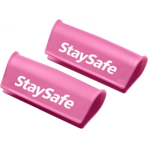 Custom Branded Antimicrobial Handle Guard Covers in Magenta Colour with Logo by Total Merchandise