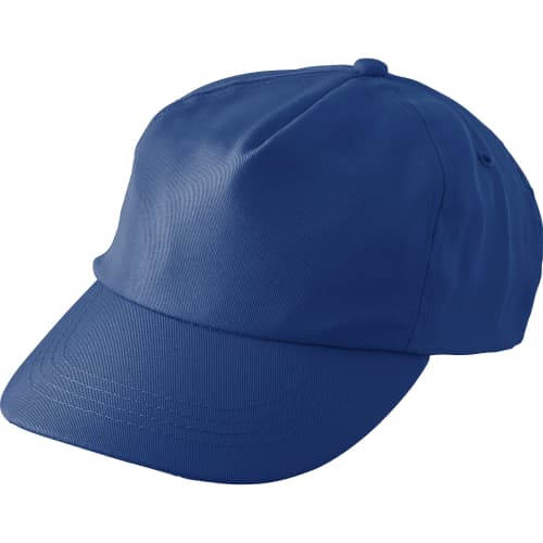 Custom branded rPET Caps in blue colour by Total Merchandise