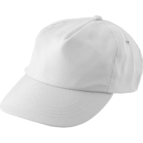 Branded rPET Caps in white colour by Total Merchandise