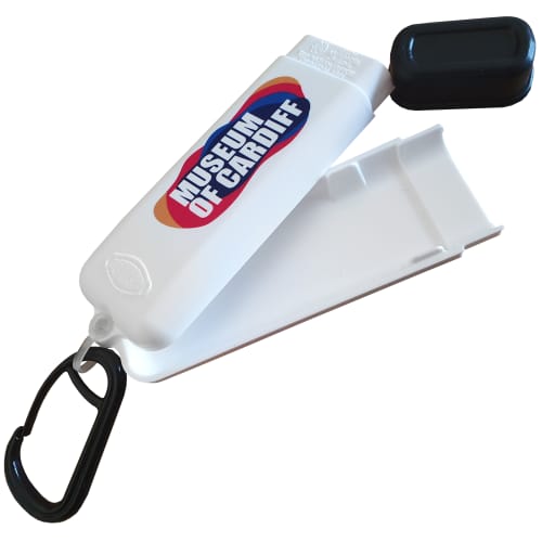 Promotional Mask Mate Antimicrobial Face Mask Cases Open Printed with your Logo by Total Merchandise
