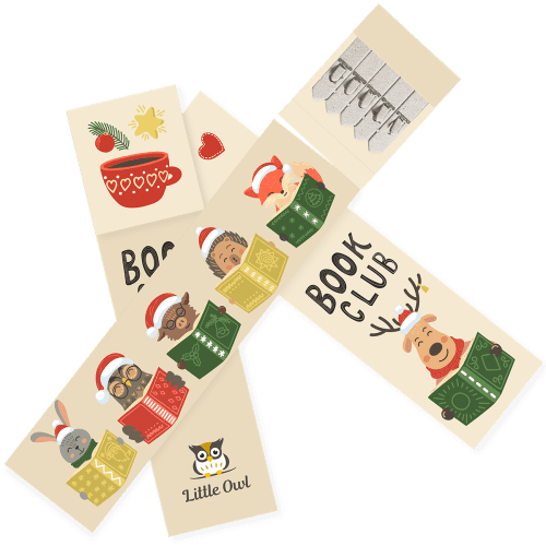 Custom Branded Christmas Bookmark Seedsticks® with your corporate design by Total Merchandise