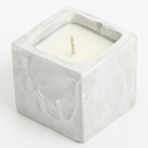 Small Concrete Vegan Candle Pot