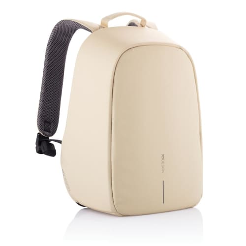 Branded Bobby Hero Anti-Theft Backpack in Brown colour with your logo on it by Total Merchandise