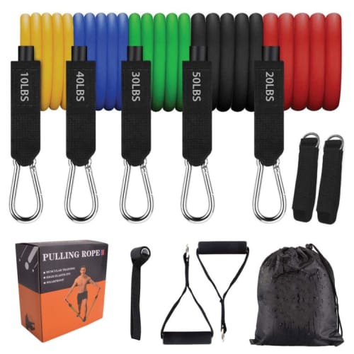 Branded Exercise Resistance Bands in several colours and strength levels by Total Merchandise