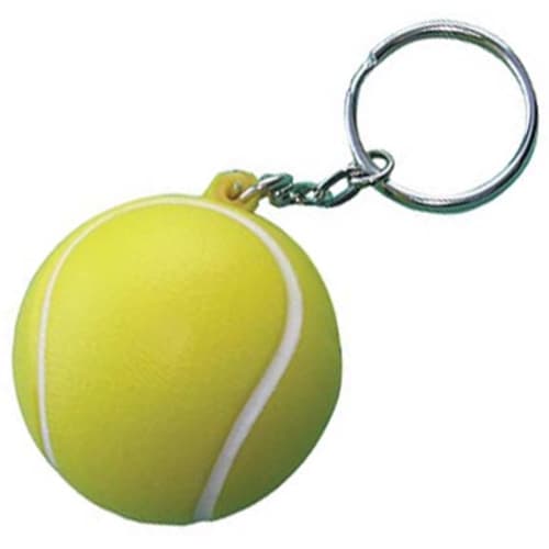 Stress Tennis Ball Keyring