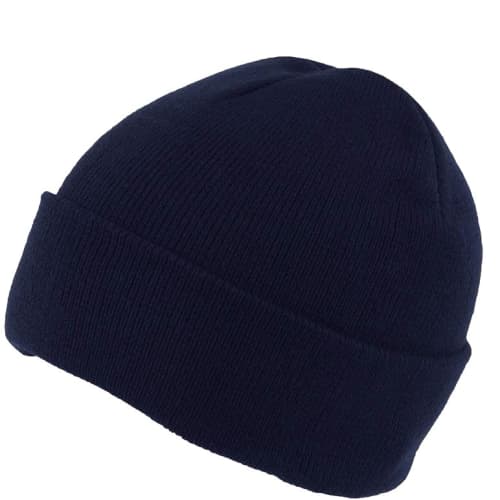 Custom Branded Recycled Polyester Knitted Beanies With An Embroidered Design From Total Merchandise
