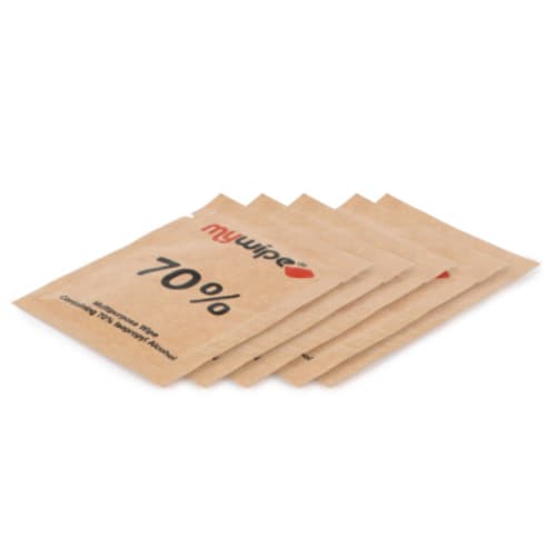 Branded Antibacterial Wipes for Hygiene Starter Box printed with your logo by Total Merchandise