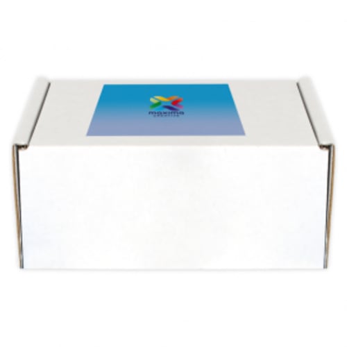 Branded Cardboard box for Hygiene Starter Box printed with your logo by Total Merchandise