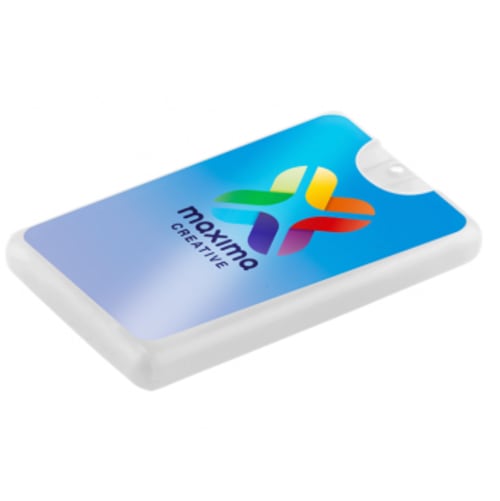 Branded Credit Card Hand Sanitiser for Hygiene Premium Box with your logo by Total Merchandise