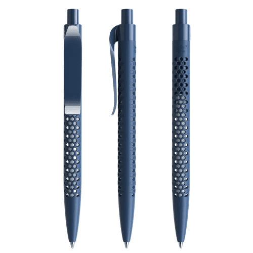 Branded Prodir QS40 True Biotic Pen in Blue Sea colour printed with your logo by Total Merchandise