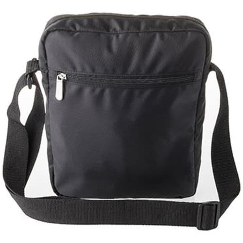 Branded Cheshire Messenger Bags in black printed with your company logo by Total Merchandise