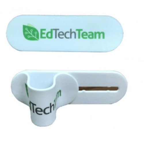 Custom branded Push Pull Phone Stands with full colour print with your logo by Total Merchandise