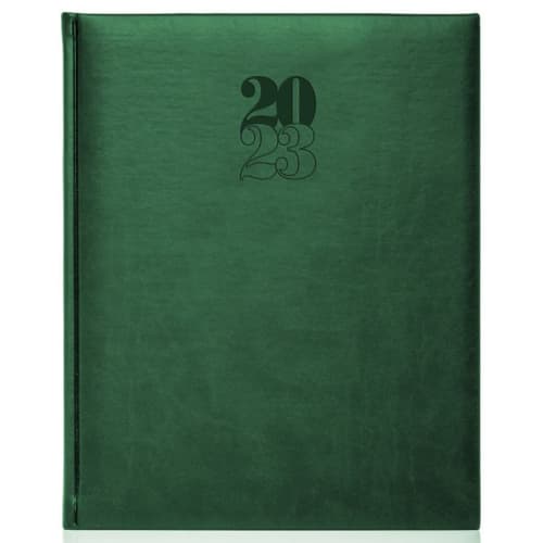 Promotional Rio Quarto Weekly Diary is debossed by Total Merchandise to show your logo.