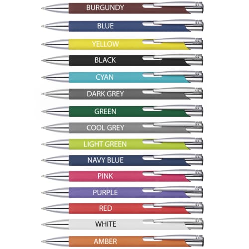 Promotional Pens in a choice of colours with your logo for Total Merchandise's Corporate Gift Pack