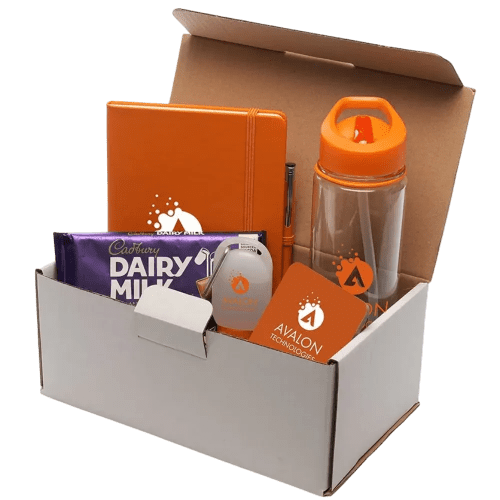 Promotional printed Corporate Gift Packs in Orange from Total Merchandise