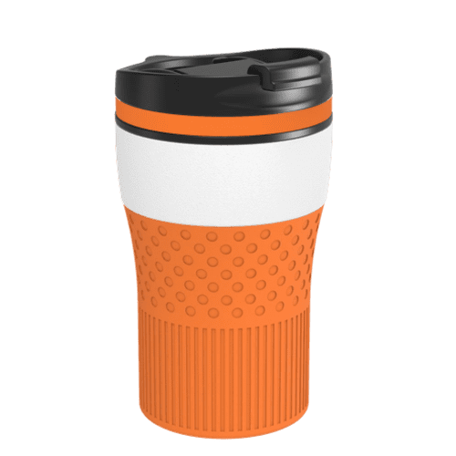 Retumbler Bayamo Thermo Mug in White/Orange