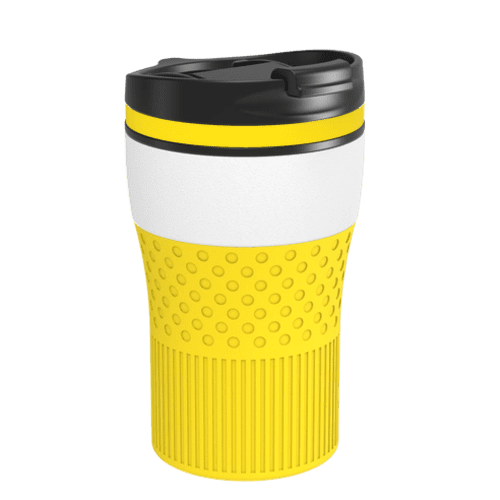 Retumbler Bayamo Thermo Mug in White/Yellow